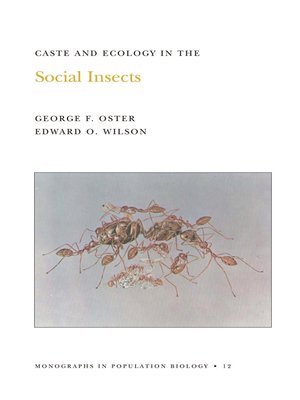 cover image of Caste and Ecology in the Social Insects. (MPB-12), Volume 12